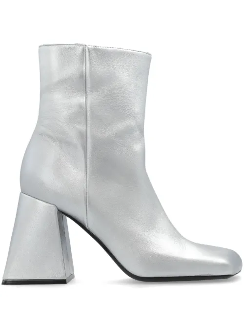 Vic Matie bottes en cuir - Argent - Vic Matie - Modalova