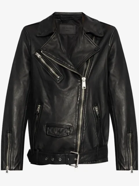 AllSaints Billie leather biker jacket