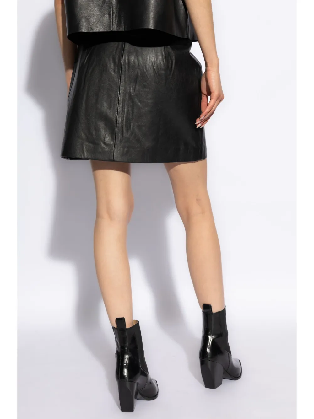 Allsaints Renai Mini Skirt In Black