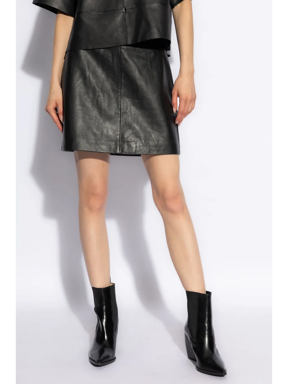 Allsaints Renai Mini Skirt In Black