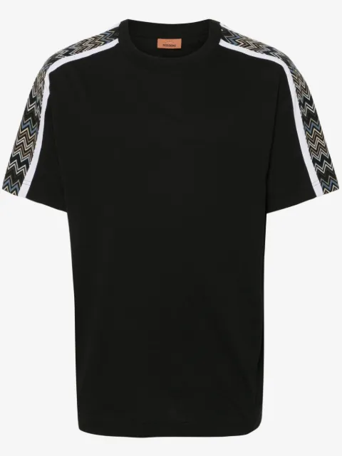 Missoni playera con panel en zigzag