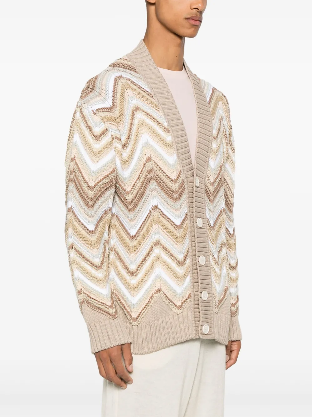 Missoni Vest met zigzag-patroon Beige