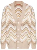 Missoni macro zigzag cardigan - Neutrals