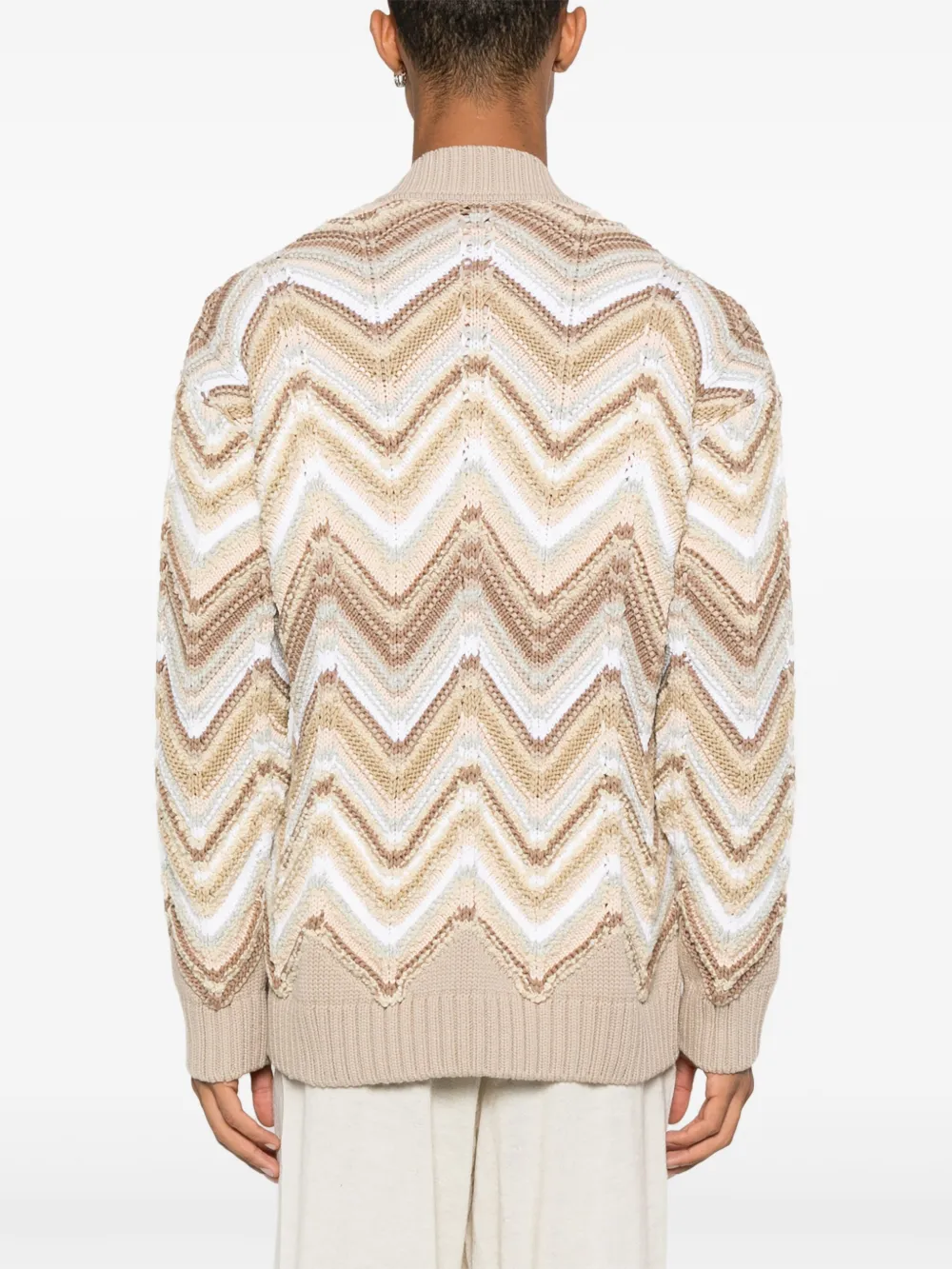 Missoni Vest met zigzag-patroon Beige