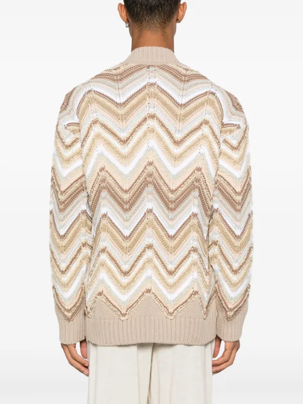 Missoni ジグザグ カーディガン | ニュートラル | FARFETCH JP