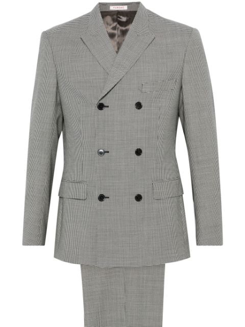 FURSAC houndstooth-pattern suit