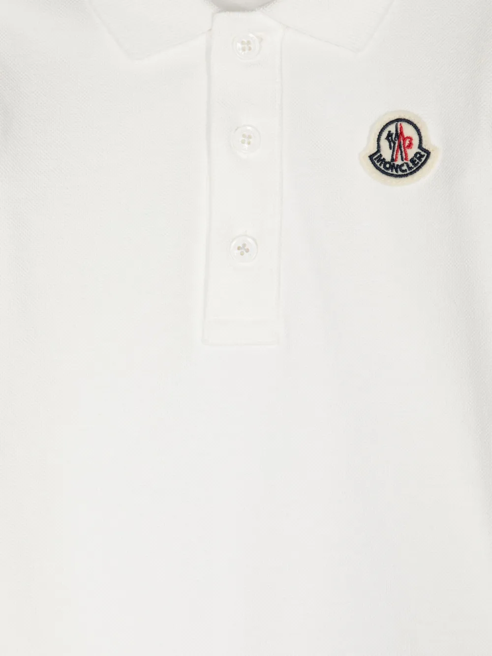 Moncler Enfant Driekleurige romper Wit