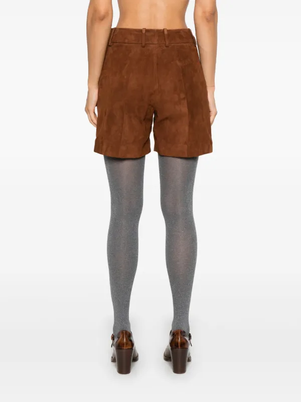 ショートパンツ Ermanno Scervino Short trousers Ermanno Scervino スエード ショートパンツ | ブラウン