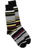 Paul Smith striped ankle socks - Black