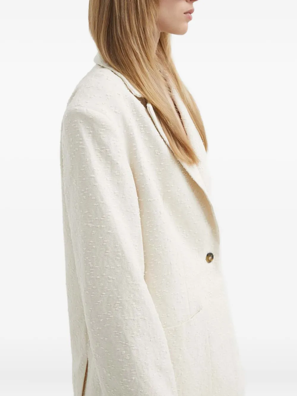 Herskind Single-breasted Blazer In White