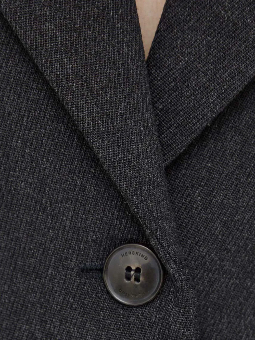 Herskind Buttoned Bolero Top In Blue