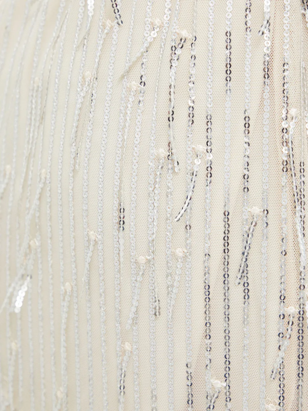 HERSKIND Maxi-rok verfraaid met pailletten Beige