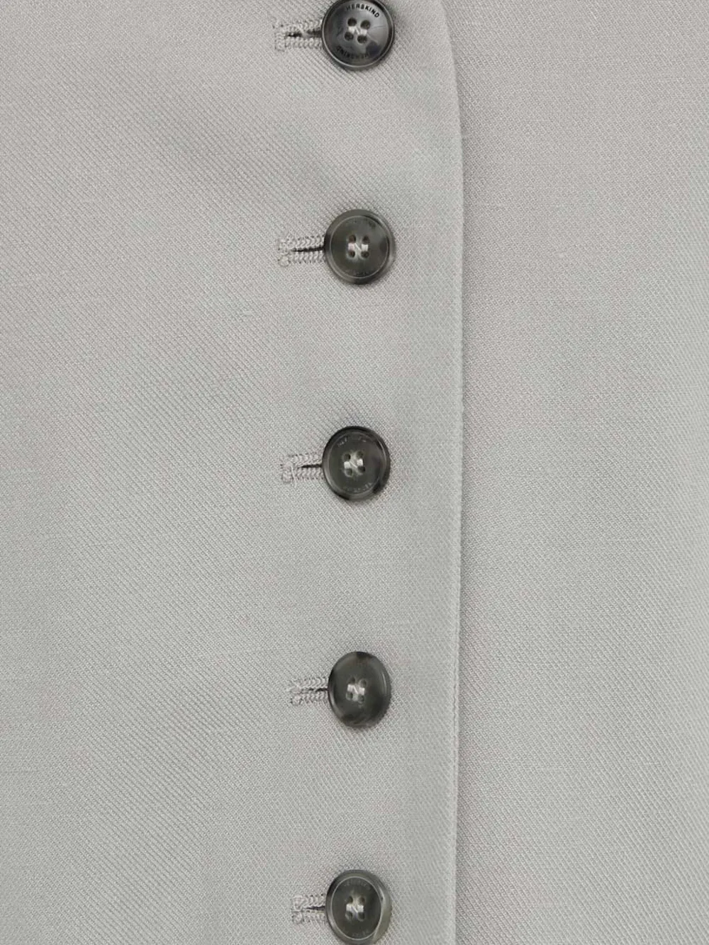 Herskind Buttoned Sleeveless Top In Gray