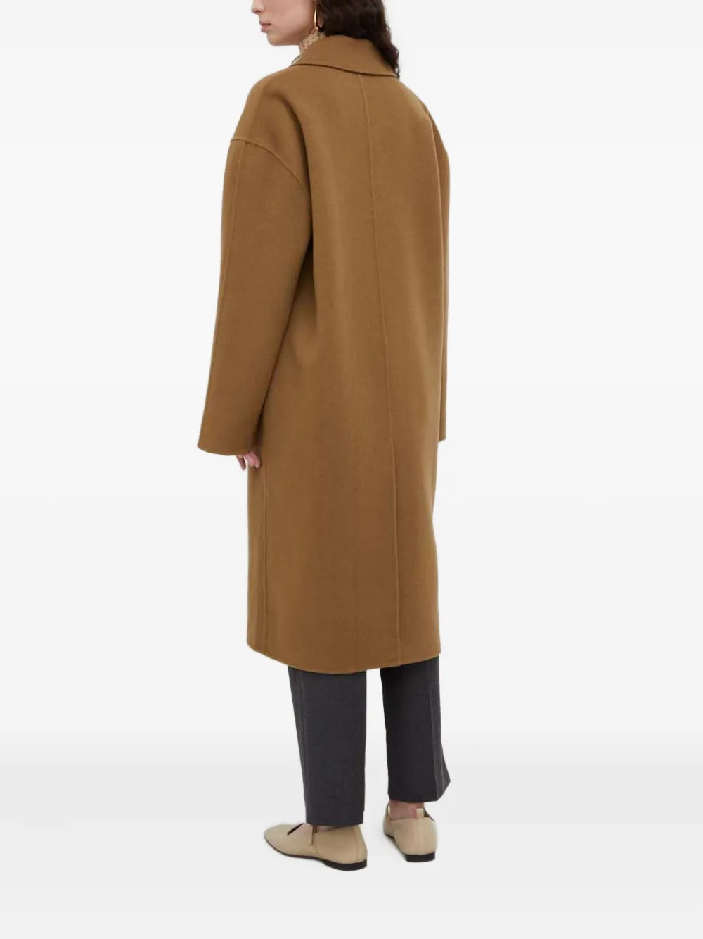 Herskind Single-breasted Coat In Brown