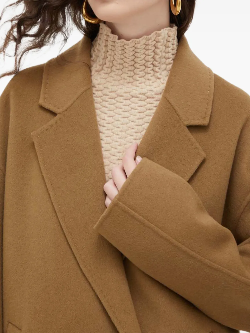 Herskind Single-breasted Coat In Brown