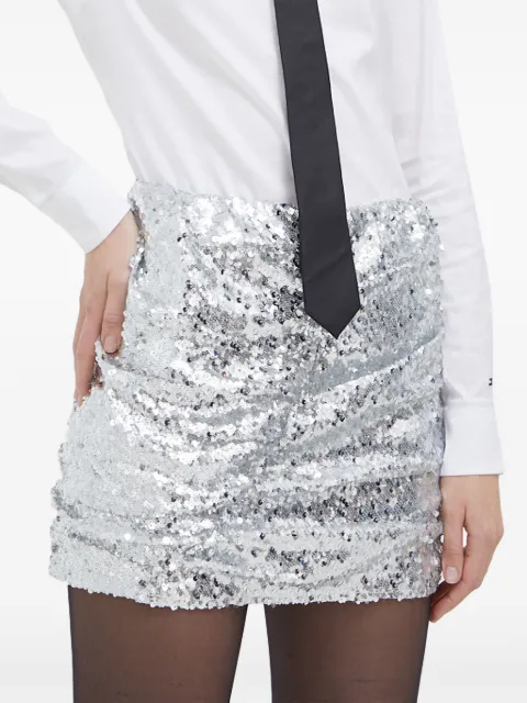 HERSKIND sequin-embellishment mini skirt
