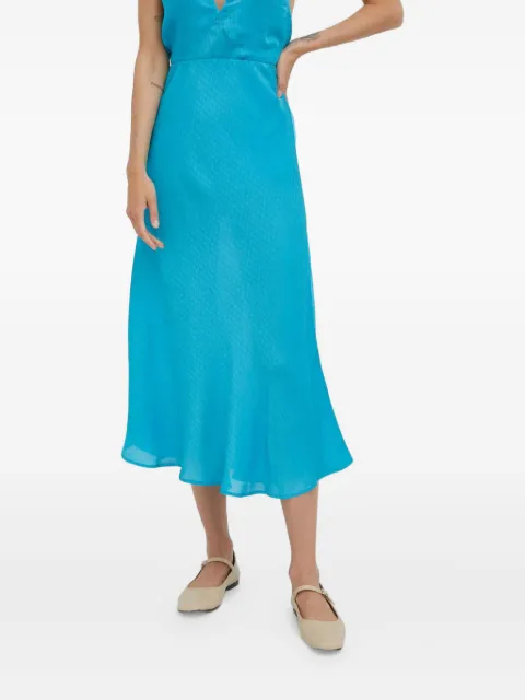 HERSKIND textured midi skirt
