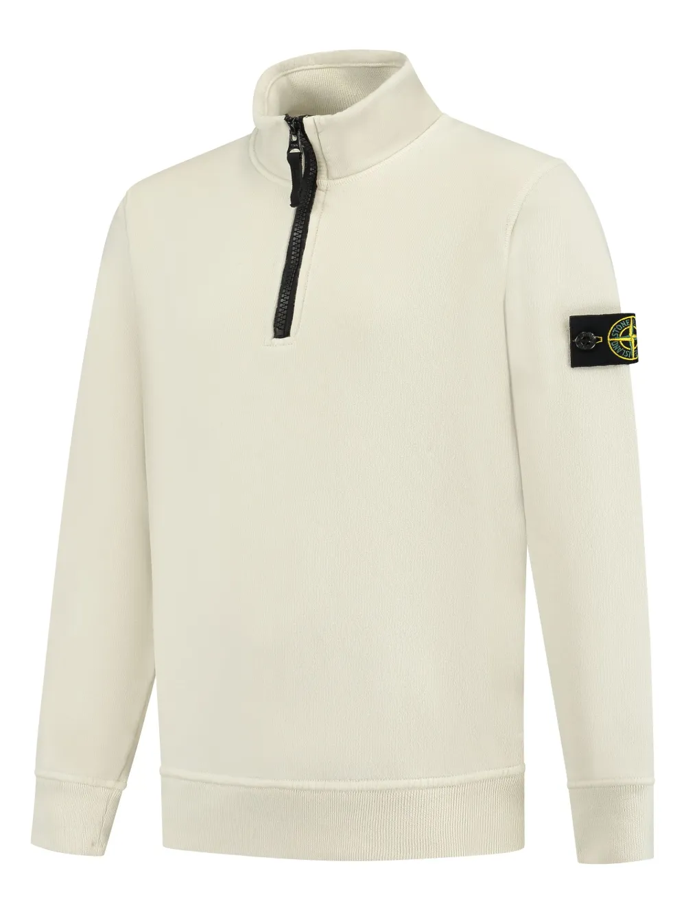 Stone Island Junior Sweater met Compass-logopatch Beige