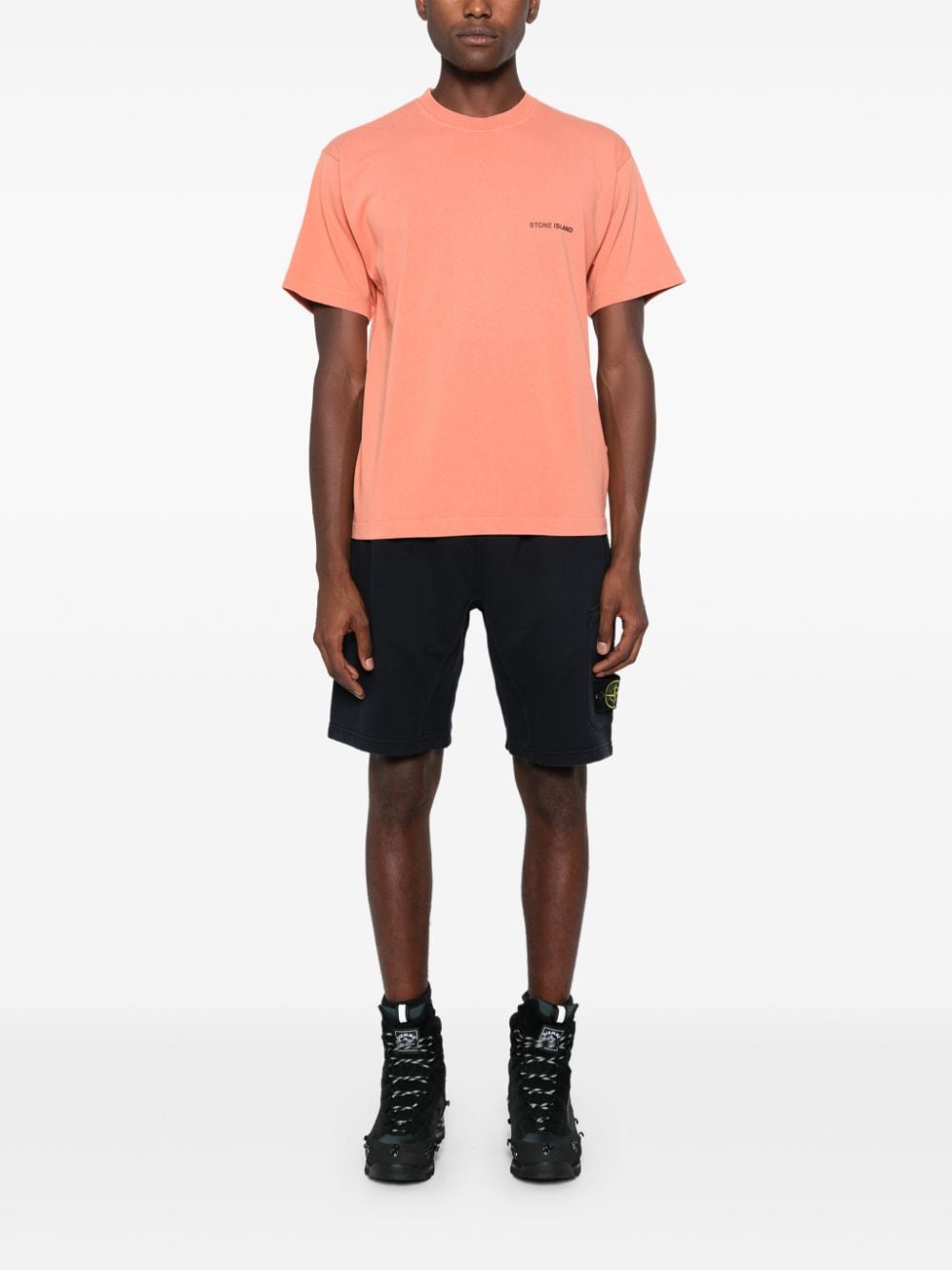 Stone Island cotton T-shirt - Oranje