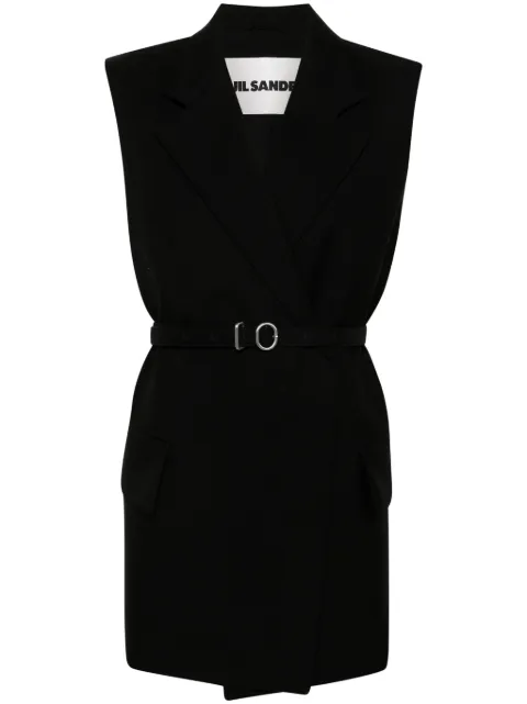 Jil Sander abrigo sin mangas