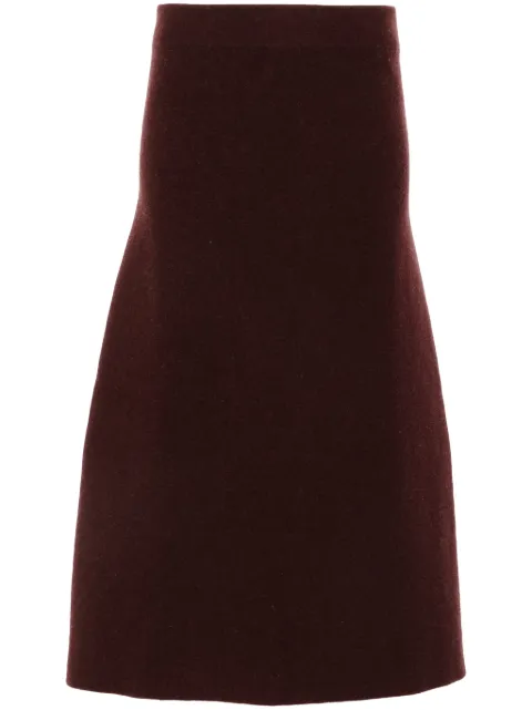 Jil Sander A-line midi skirt