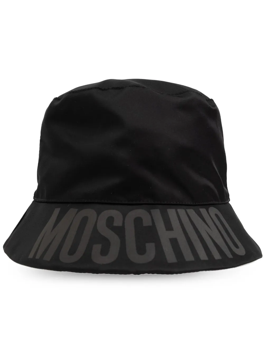 Moschino Vissershoed met logoprint Zwart