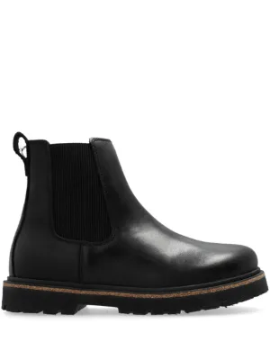 Birkenstock Stalon Leather Chelsea Boots | Black | FARFETCH