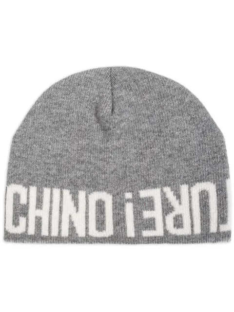 Moschino intarsia-logo knit beanie