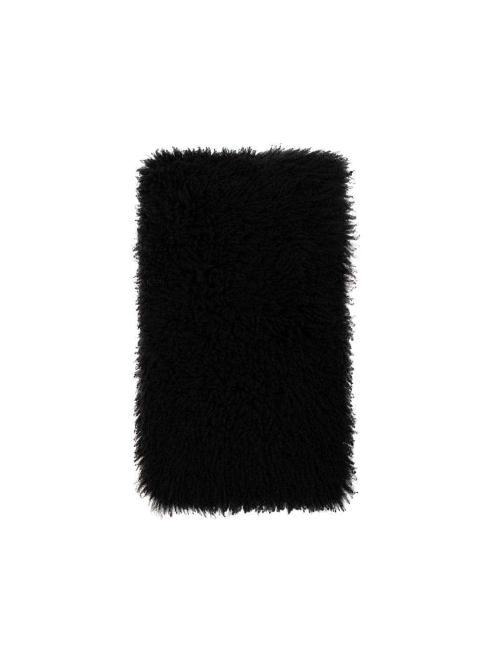 Shop Yves Salomon Fur Shawl In Black