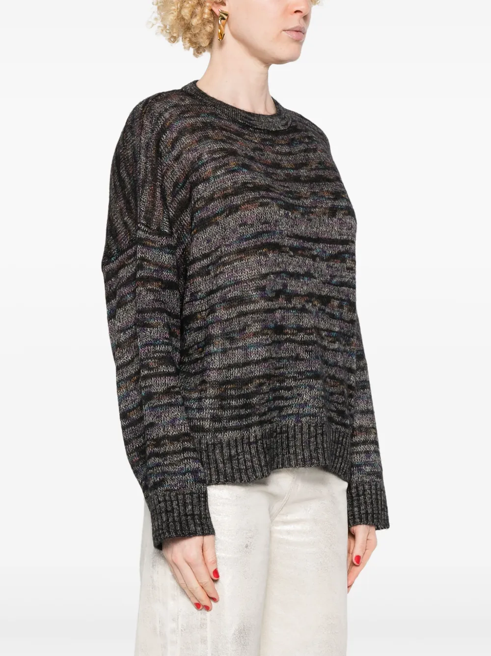 Missoni Trui met tie-dye print Zwart