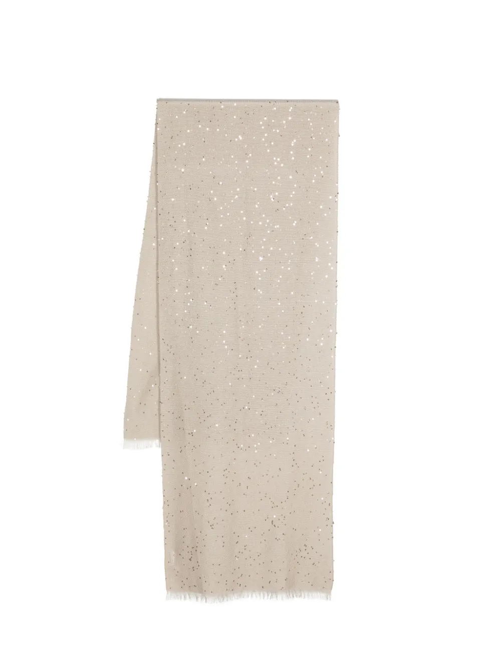 Brunello Cucinelli Cashmere Rustic Beige Scarf In Neutrals