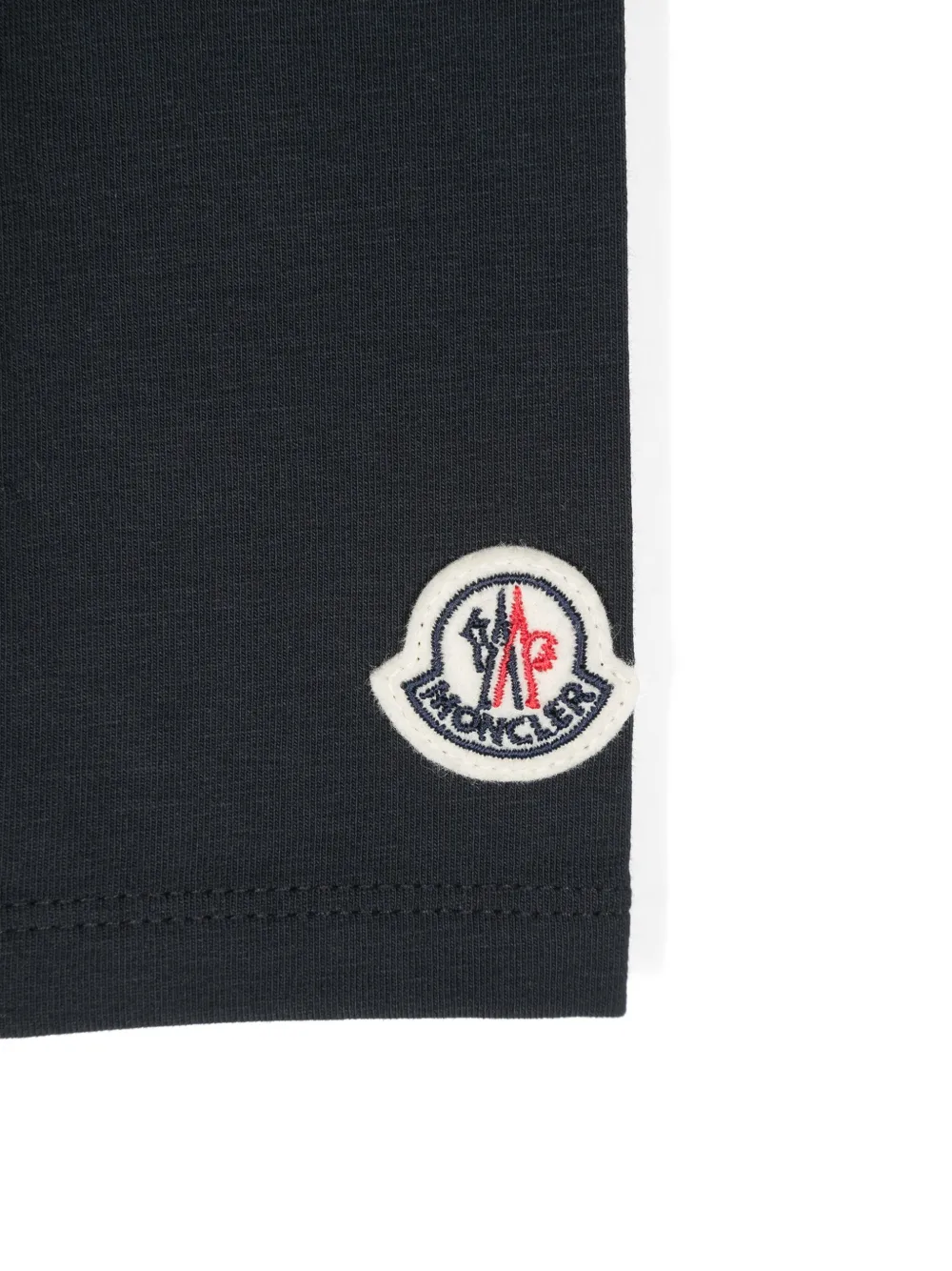 Moncler Enfant Legging met logopatch Blauw