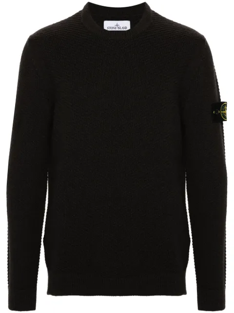 Stone Island Compass-badge wool jumper