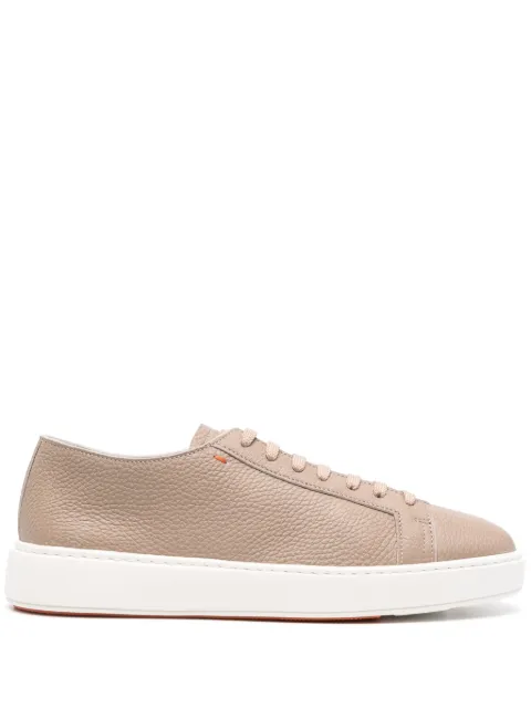 Santoni leather sneakers
