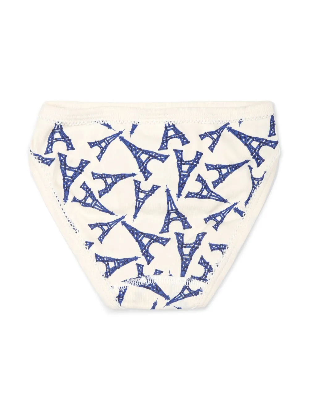 Shop Petit Bateau Knickers (set Of Two) In White