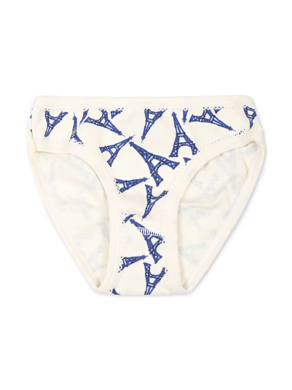 Shop Petit Bateau Knickers (set Of Two) In White