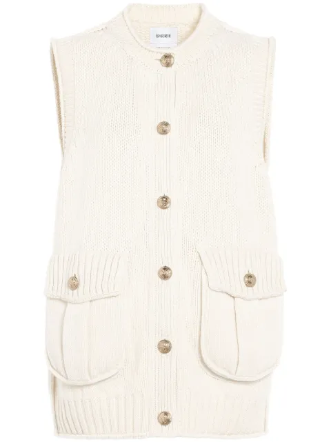Barrie chunky-knit vest