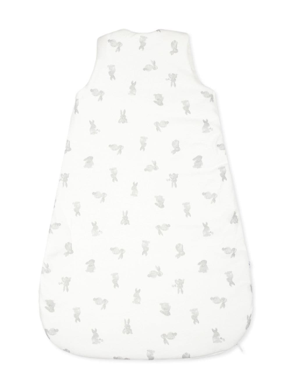 Petit Bateau bunny-motif sleeping bag - Wit