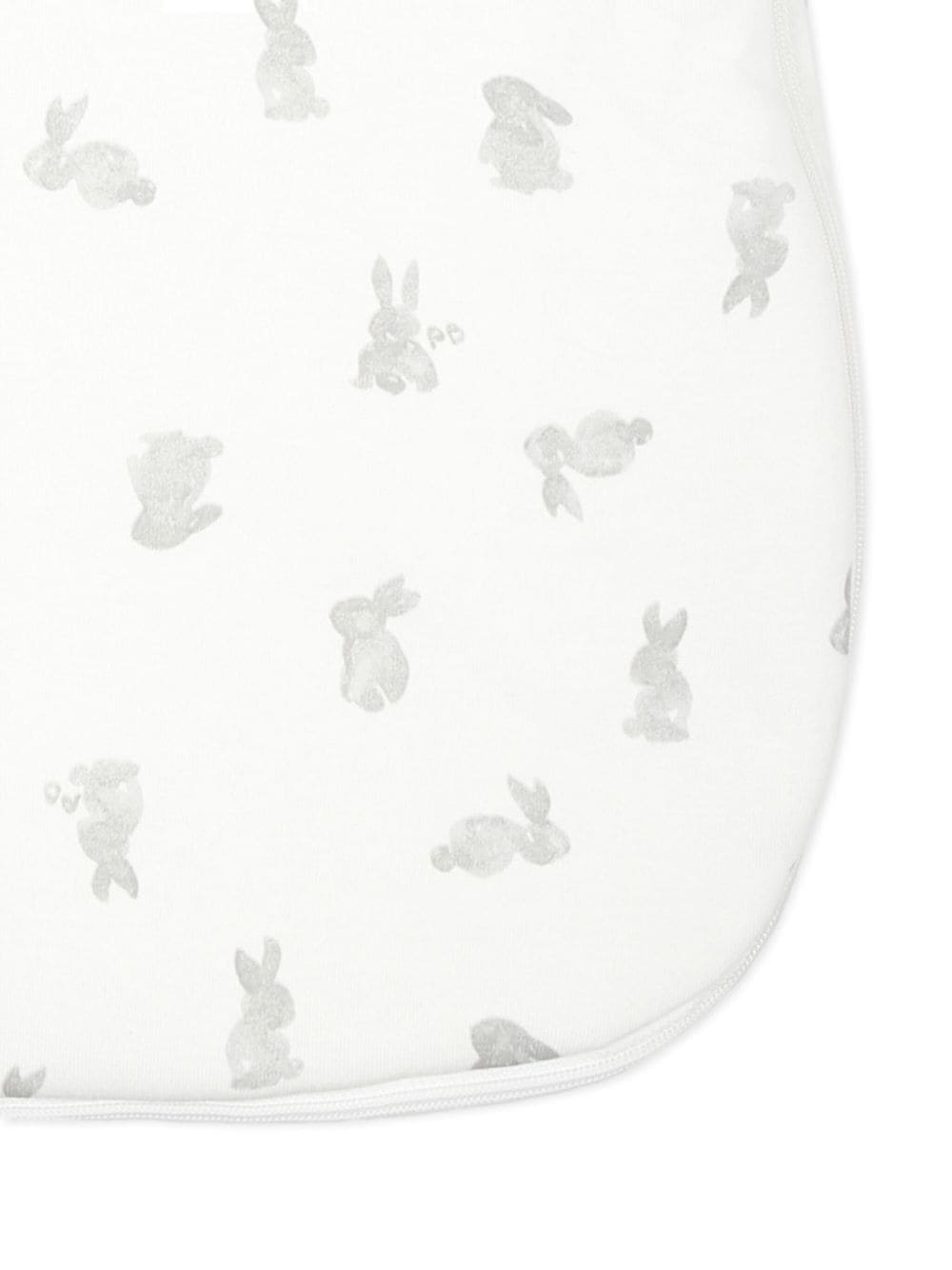 Shop Petit Bateau Bunny-motif Sleeping Bag In White