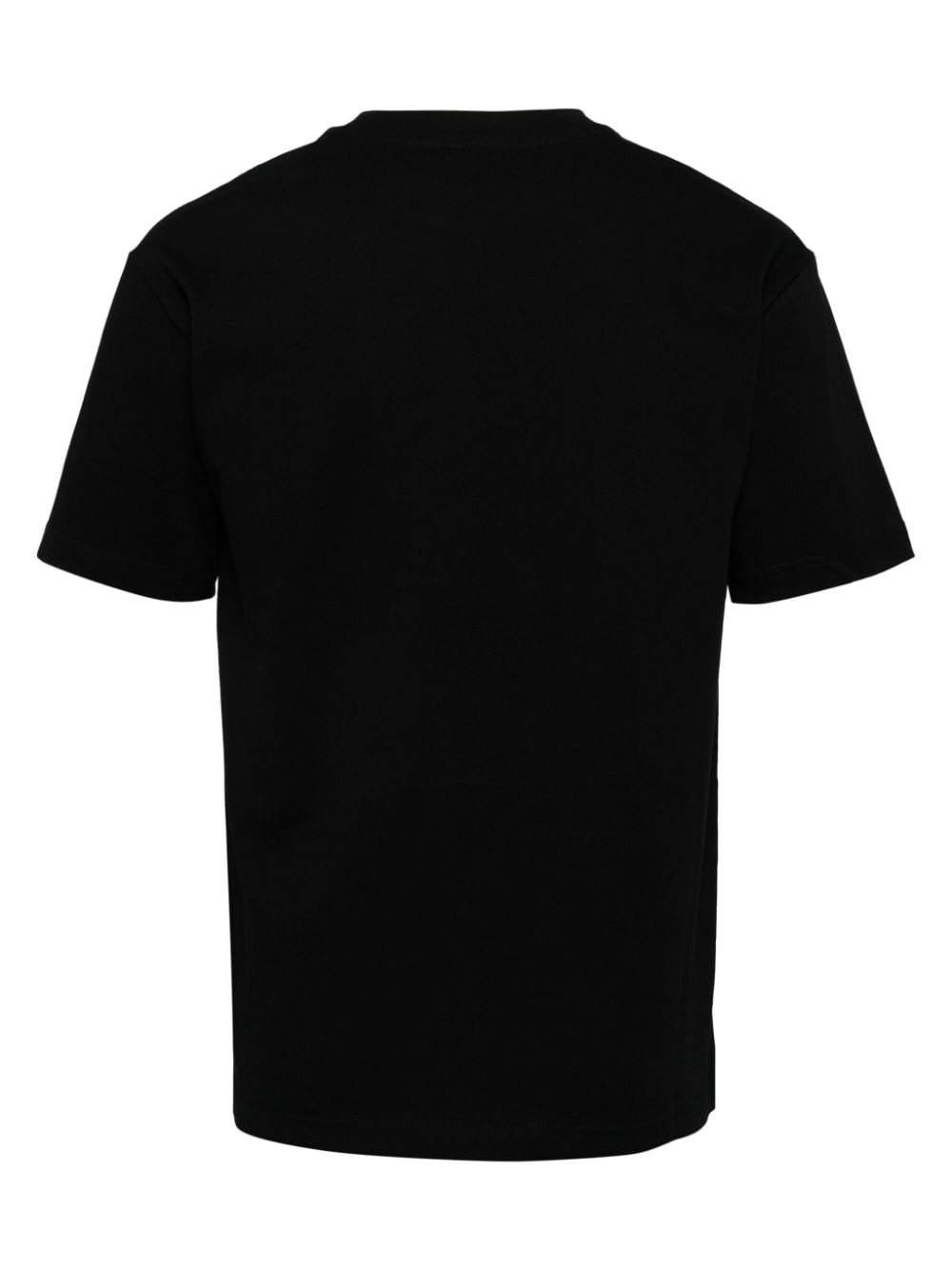 Shop Ground Zero Logo Appliqué Cotton T-shirt In Black