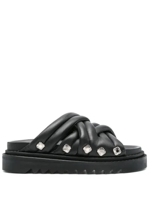Toga Virilis Slide com design entrelaçado