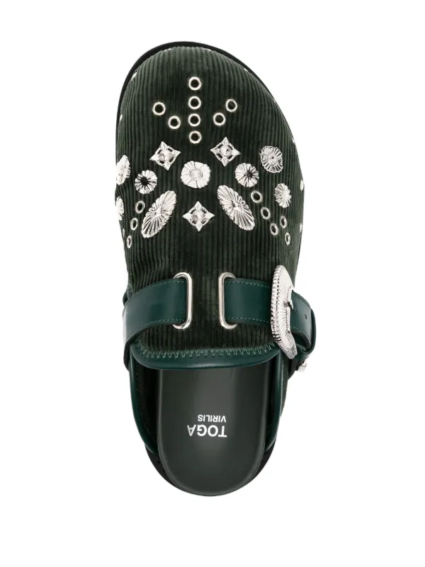 Toga Virilis アイレット スリッポン Toga Virilis アイレット スリッポン | グリーン | FARFETCH JP