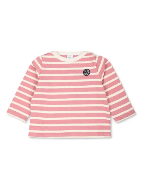 Petit Bateau Camiseta com listras