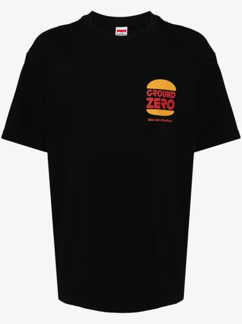 Ground Zero logo-print cotton T-shirt