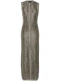 TOM FORD slinky ribbed maxi dress - Green