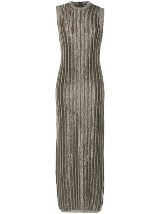 TOM FORD Slinky Ribbed Maxi Dress | Green | FARFETCH TOM FORD Slinky Ribbed Maxi Dress | Green | FARFETCH