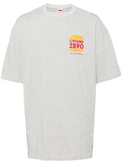 Ground Zero logo-print cotton T-shirt