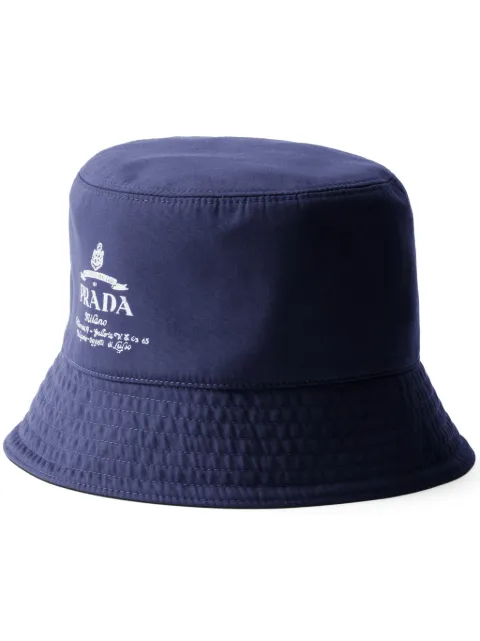 Prada gorro de pescador de tejido técnico
