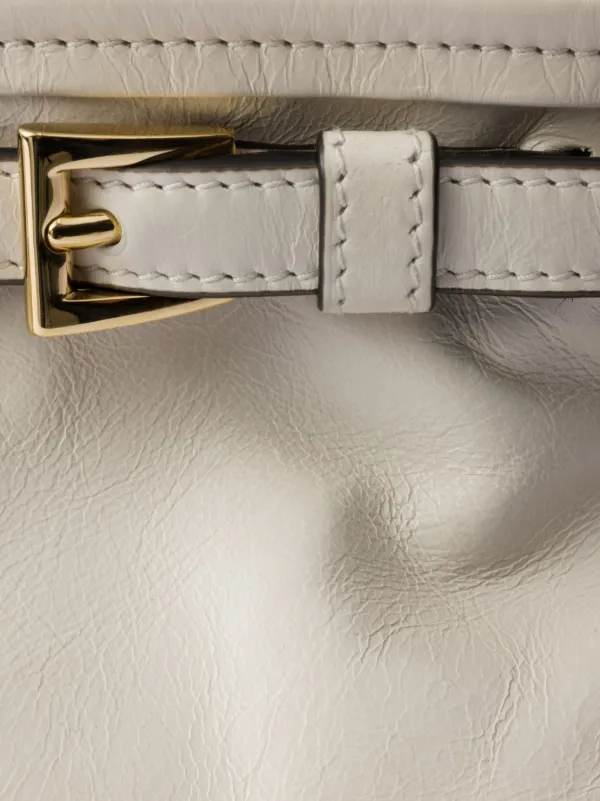 Prada レザー ショルダーバッグ | ホワイト | FARFETCH JP