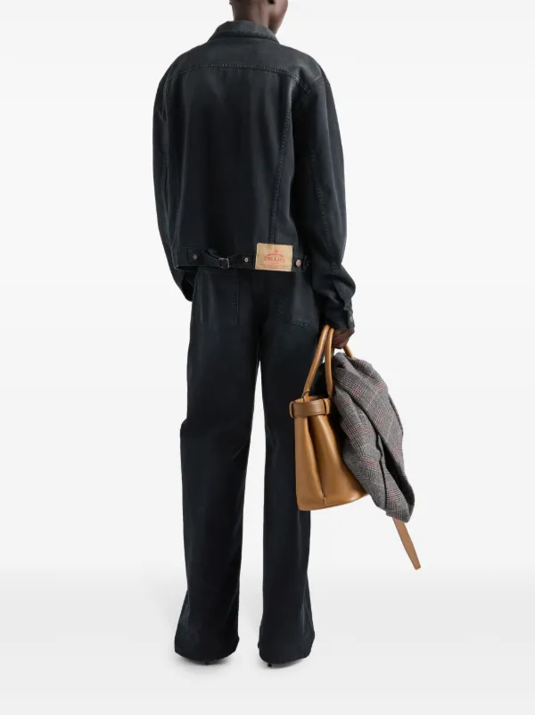 Prada デニムジャケット | ブラック | FARFETCH JP